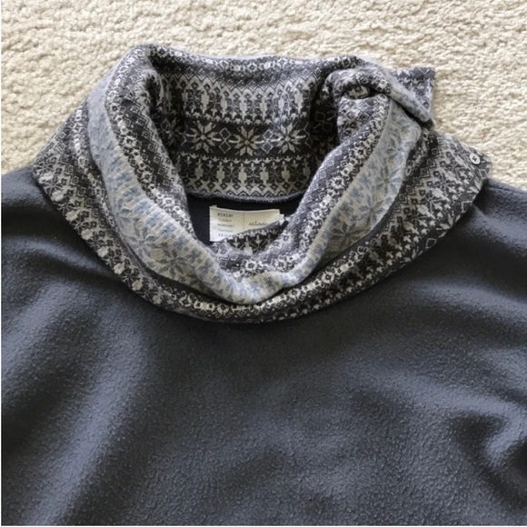 Anthropologie Fair Isle Cowl Neck Fleece by Saturday Sunday - Picture 3 of 6